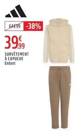 Intersport Adidas Survêtement à capuche Enfant offre