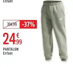 Intersport Nike Pantalon Enfant offre