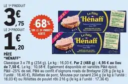 E.Leclerc Pâté Hénaff offre