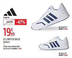 Intersport Adidas VS SWITCH BASE Enfant offre
