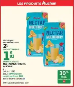 Auchan Auchan Nectar Multifruits offre