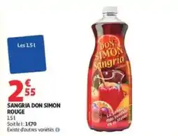 Auchan DON SIMON Sangria offre