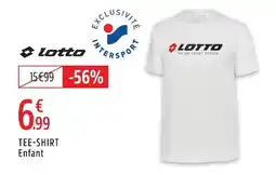 Intersport Lotto TEE-SHIRT Enfant offre