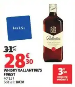 Auchan Ballantine's Whisky offre