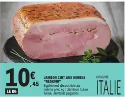 E.Leclerc Negroni Jambon cuit aux herbes offre