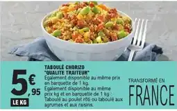 E.Leclerc TABOULÉ CHORIZO offre