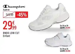 Intersport Champion RN00 LOW CUT Enfant offre