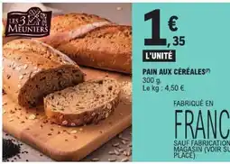 E.Leclerc LES 3 MEUNTIERS PAIN AUX CÉRÉALES offre