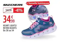 Intersport SKECHERS HEART LIGHTS/RETRO HEARTS offre