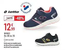 Intersport lotto WINGS offre