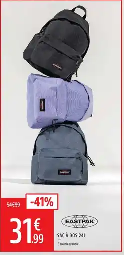 Intersport EASTPAK SAC À DOS 24L offre