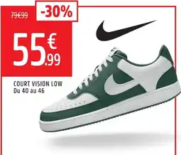 Intersport Nike COURT VISION LOW offre