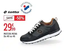 Intersport lotto MATERA MENA offre
