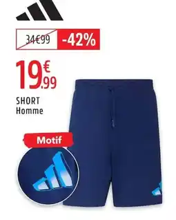 Intersport Adidas SHORT Homme offre