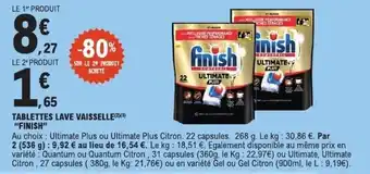 Finish Tablettes lave vaisselle
