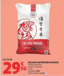 Auchan RIZ DU MONDE RIZ LONG PARFUMÉ offre