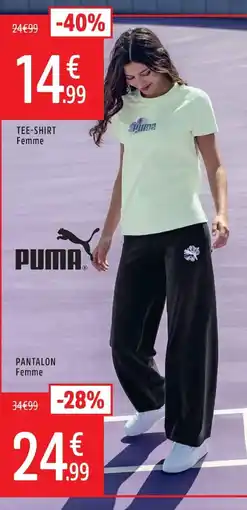 Intersport PUMA TEE-SHIRT Femme offre