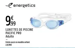 Intersport energetics LUNETTES DE PISCINE PACIFIC PRO offre