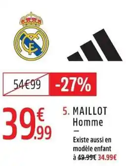 Intersport Adidas Maillot Homme offre