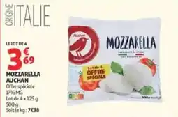 Auchan AUCHAN Mozzarella offre