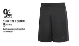 Intersport SHORT DE FOOTBALL Homme offre