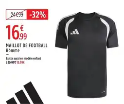 Intersport Adidas Maillot de football Homme offre