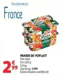 Auchan Yoplait Panier offre