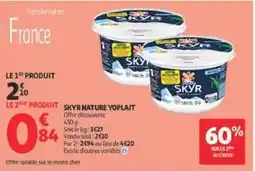 Auchan SKYR NATURE YOPLAIT offre