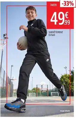 Intersport Nike Survêtement Enfant offre