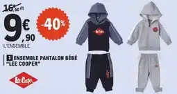 E.Leclerc LEE COOPER ENSEMBLE PANTALON BÉBÉ offre