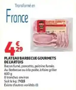 Auchan PLATEAU BARBECUE GOURMETS DE L'ARTOIS offre