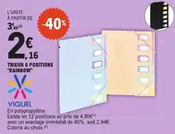 E.Leclerc VIQUEL TRIEUR 6 POSITIONS "RAINBOW" offre