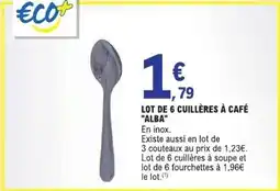 E.Leclerc ALBA Cuillères à café offre