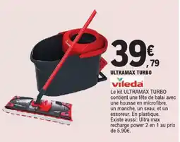 E.Leclerc vileda ULTRAMAX TURBO offre