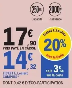 E.Leclerc E.Leclerc offre