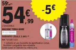 E.Leclerc sodastream MACHINE TERRA NOIRE offre