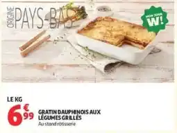 Auchan GRATIN DAUPHINOIS AUX LÉGUMES GRILLÉS offre