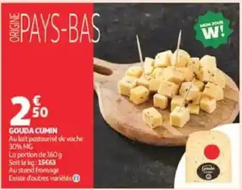 Auchan Gouda Cumin offre