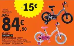 E.Leclerc woodsun VÉLO 14" offre
