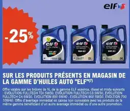 E.Leclerc elf huile auto offre