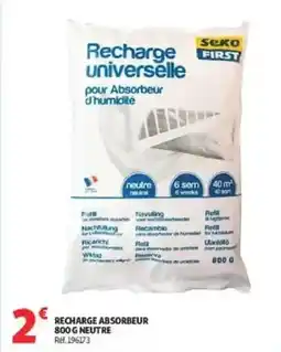 Auchan Seko first recharge absorbeur nuetre offre