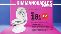 E.Leclerc Pot mini toilette offre