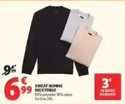 Auchan INEXTENSO SWEAT HOMME offre