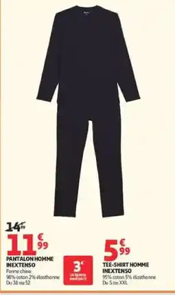 Auchan INEXTENSO PANTALON HOMME offre