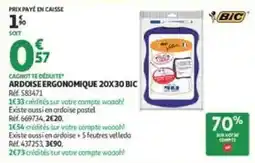Auchan Bic ardoise ergonomique 20x30 offre