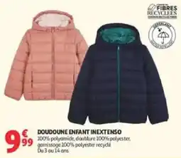 Auchan INEXTENSO Doudoune enfant offre