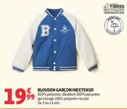 Auchan INEXTENSO BLouson garçon offre
