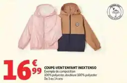 Auchan INEXTENSO COUPE-VENT ENFANT offre