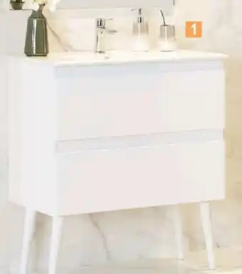 E.Leclerc Brico Ensemble Meuble Vasque + Miroir Metropolis offre