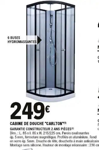 E.Leclerc Brico Cabine de Douche Carlton offre